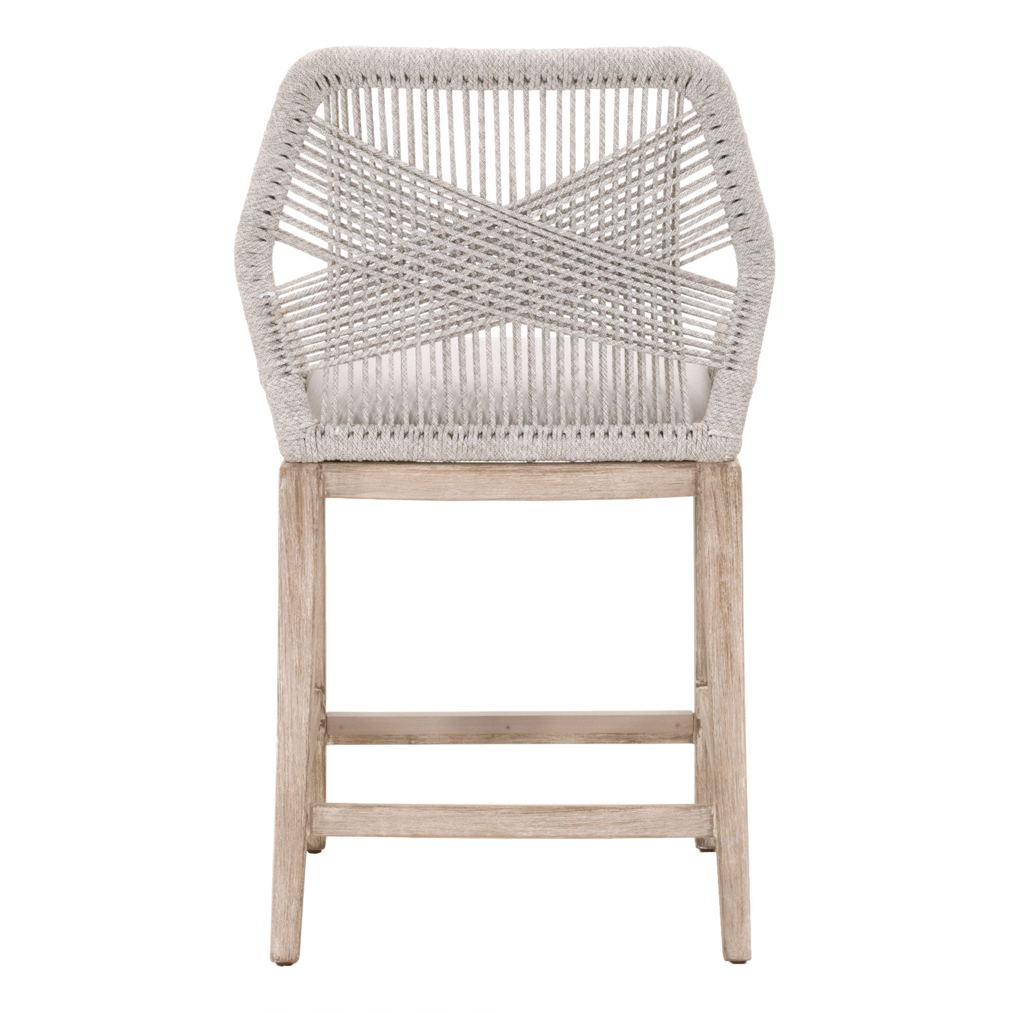 LOOM COUNTER STOOL TAUPE