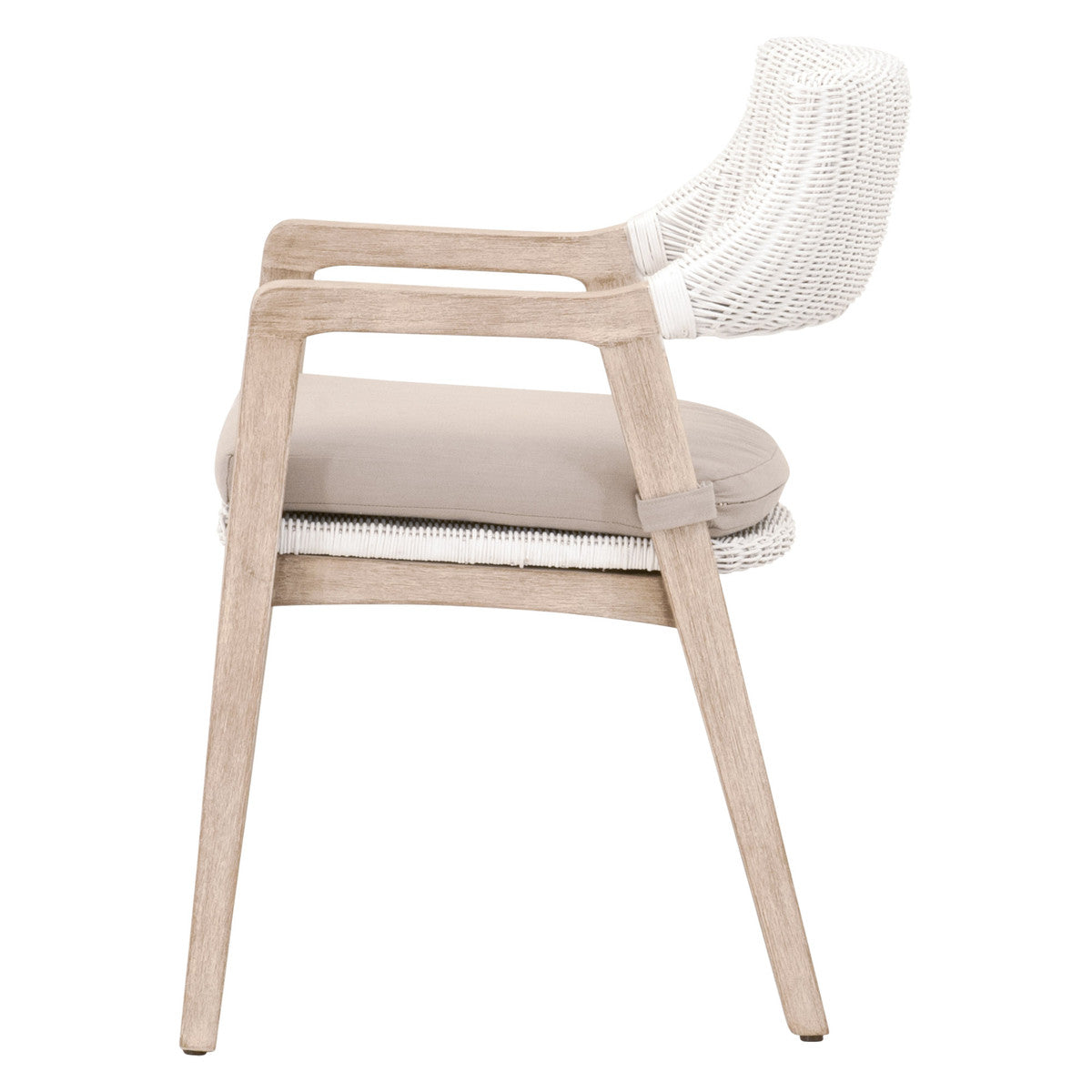 Lucia Arm Chair - Light Gray