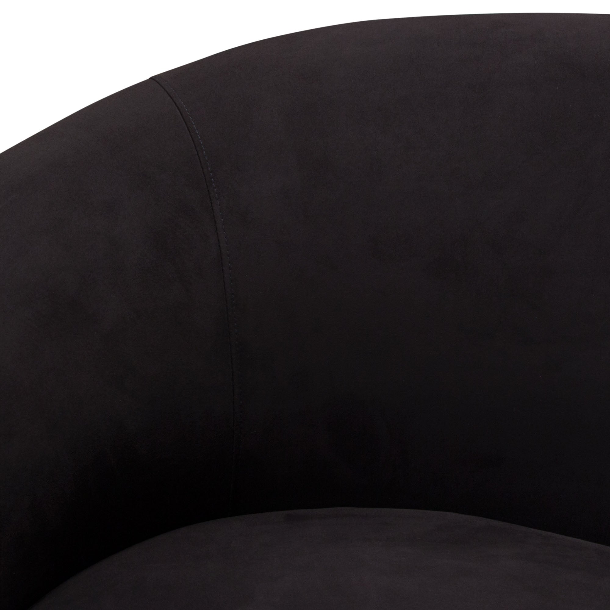 Raven Sofa - Black Velvet