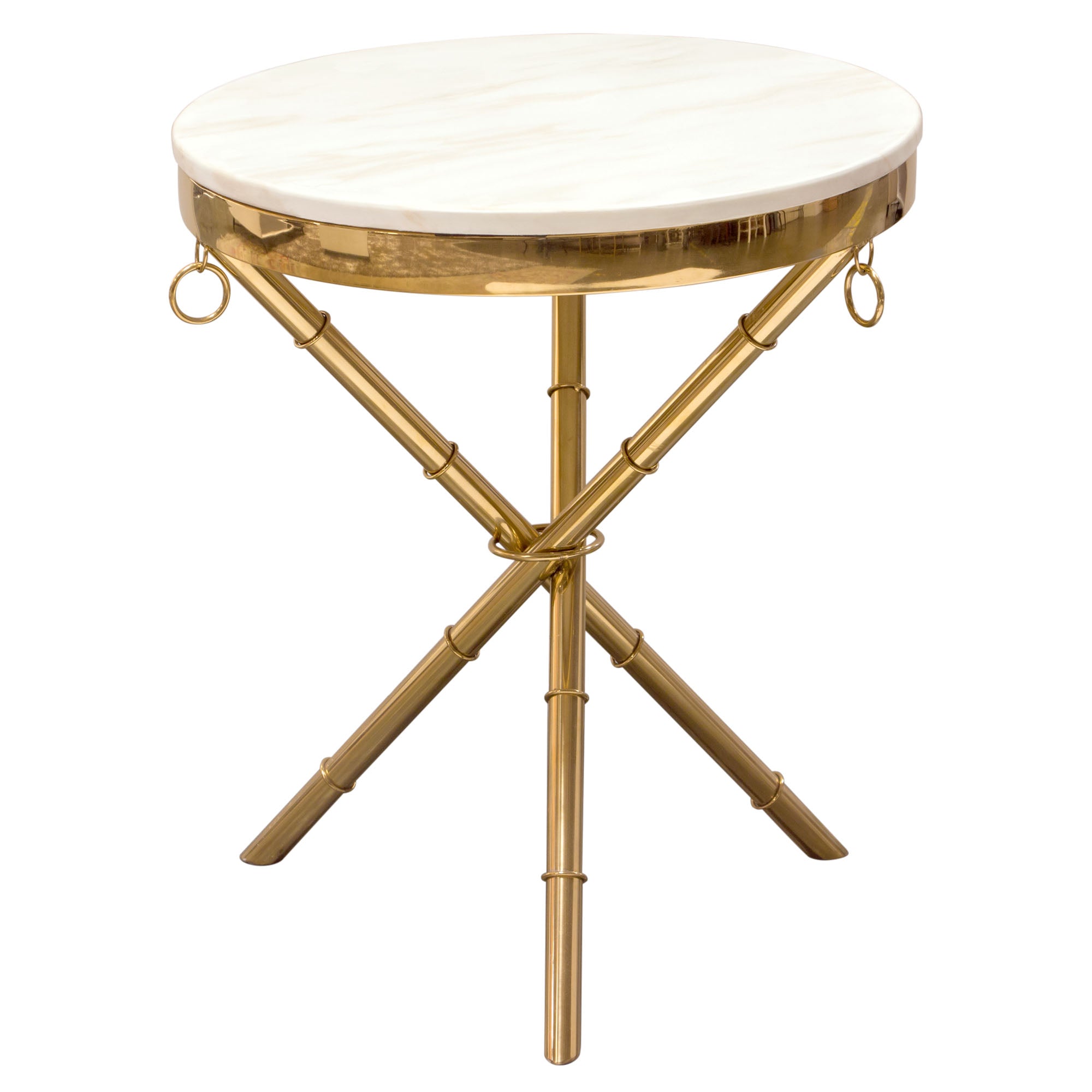 Reed Round Accent Table
