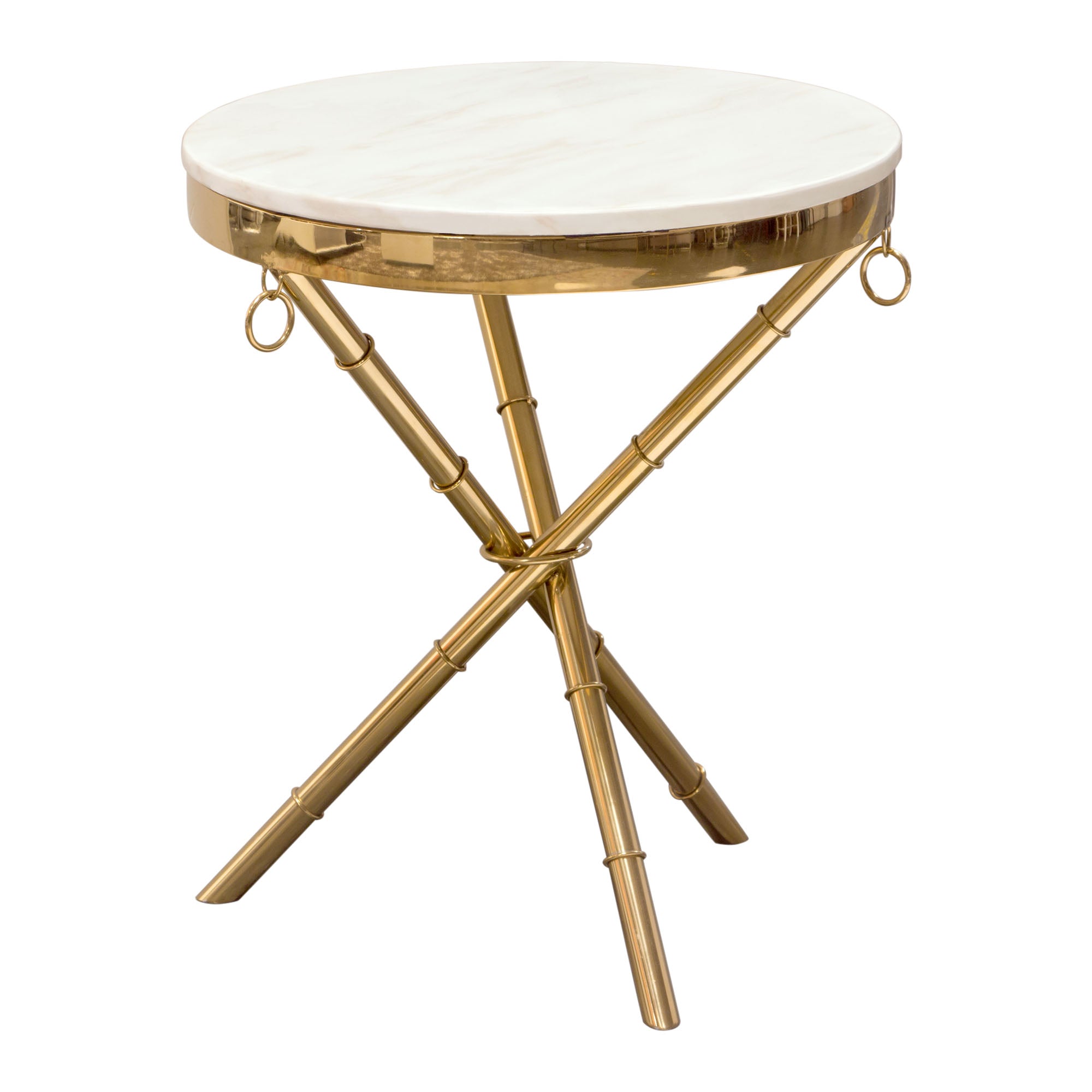 Reed Round Accent Table