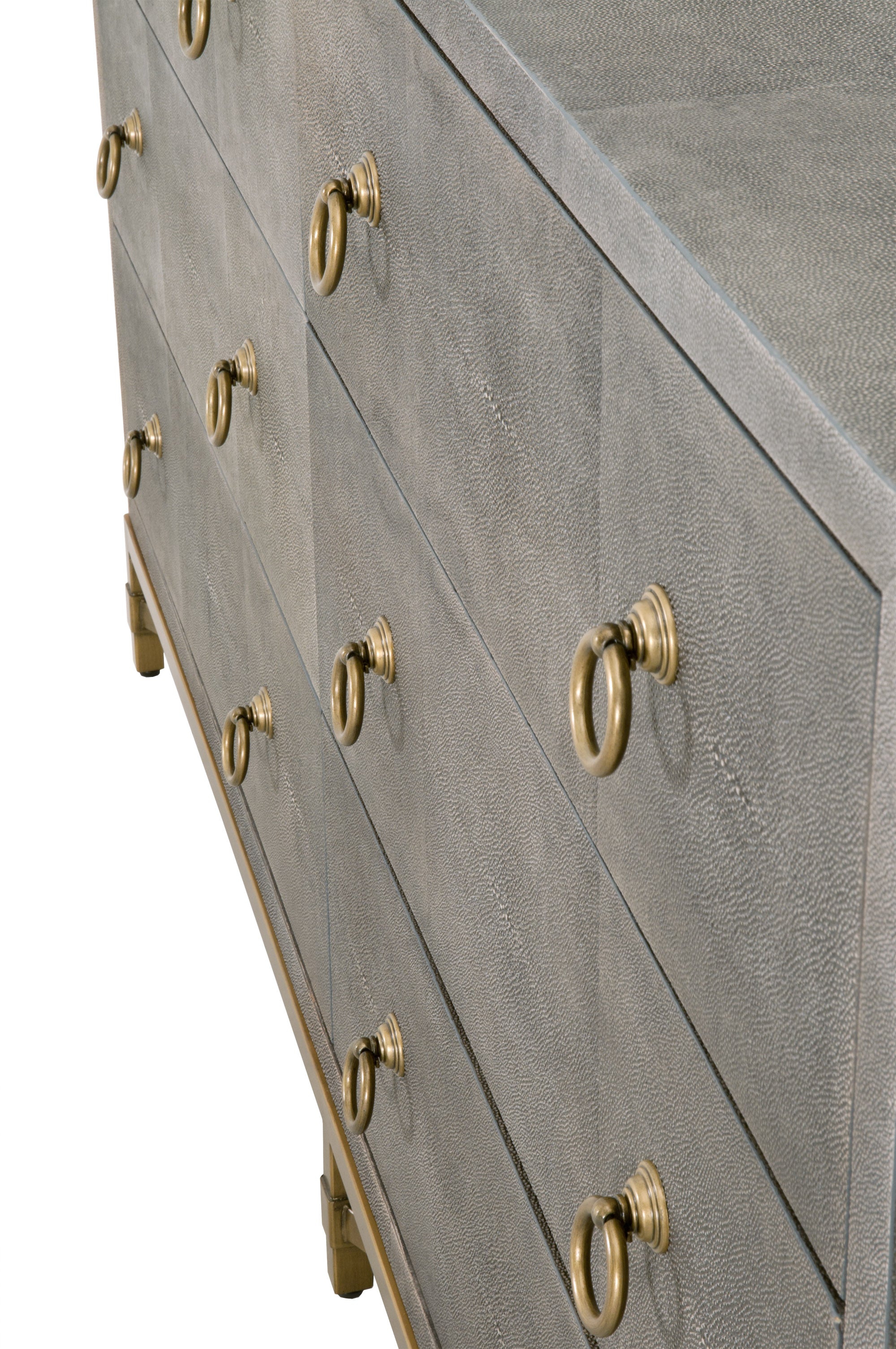 Strand Shagreen 6-Drawer Double Dresser - Gray