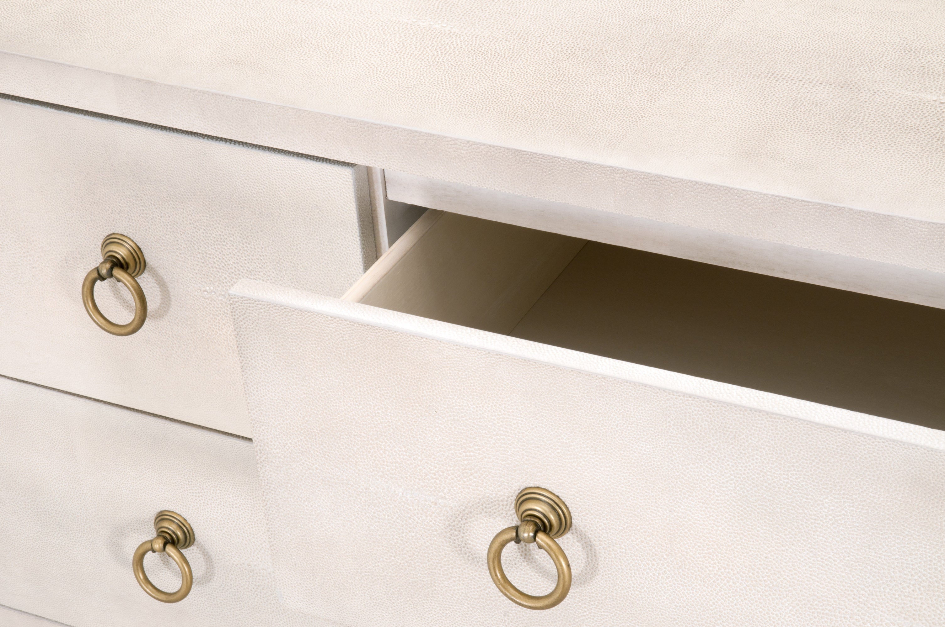 White shagreen online dresser