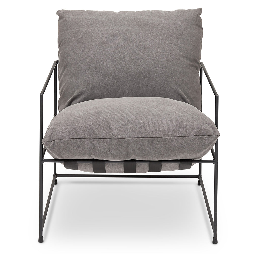 TRENT ACCENT CHAIR - WASHED GREY