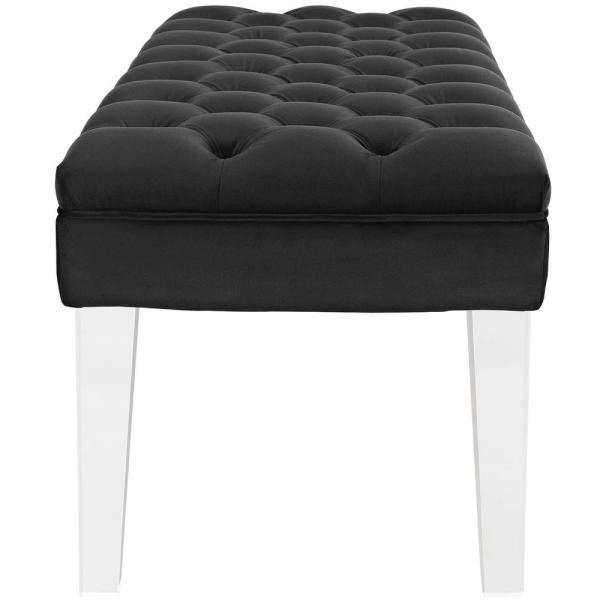 Valet Velvet Bench - Black