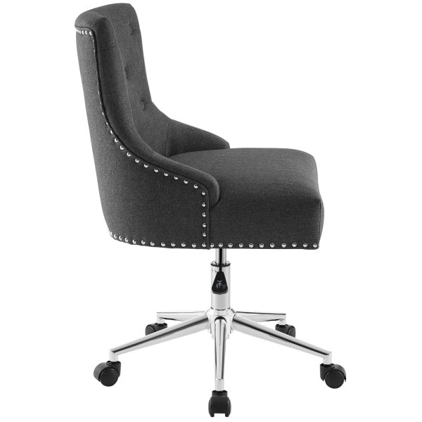 REGENT TUFTED BUTTON OFFICE CHAIR GRAY