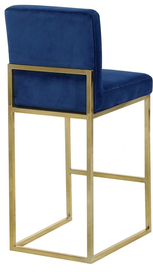 Giselle Velvet Counter Stool - Gold