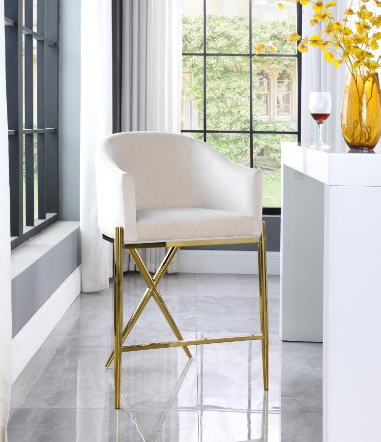 Bar stool best sale gold legs