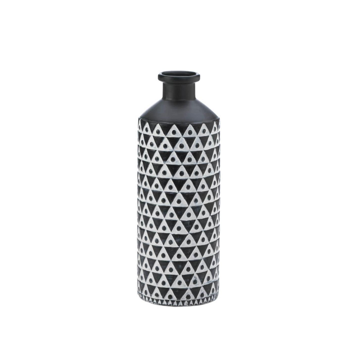 Mazara Matte Geometric Vase