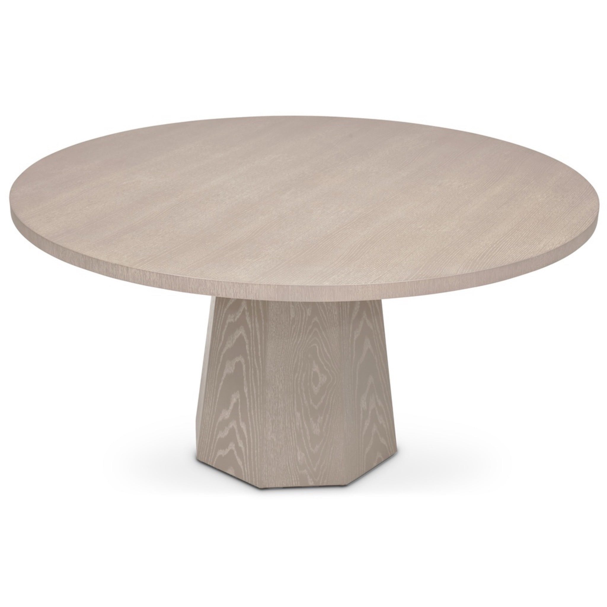 KAIA ROUND DINING TABLE - PUTTY GREY