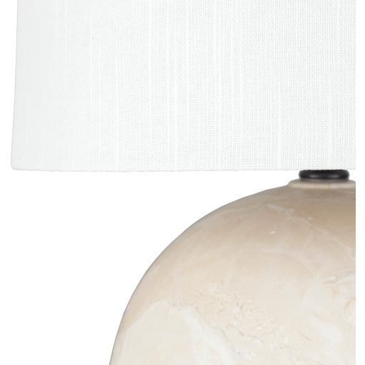 VOGEL TABLE LAMP - WHITE MARBLE